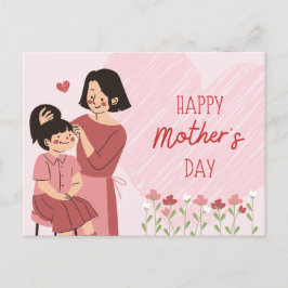Tarjeta del Día de la Madre de la Hierba de la Hie