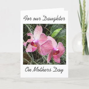 Tarjeta del Día de la Madre de la hija