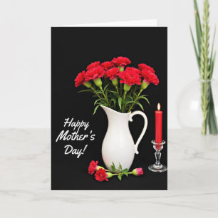 Tarjeta del Día de la Madre de la Llama Luminosa