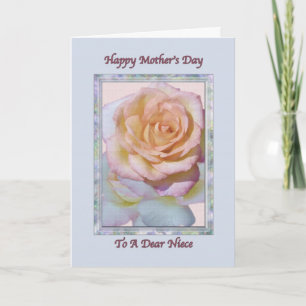 Tarjeta del día de la madre de la sobrina