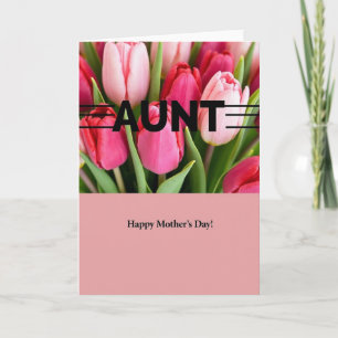 Tarjeta del Día de la Madre de la Tía de Lunares F