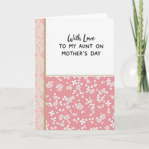 Tarjeta del Día de la Madre de la Tía Encantadora