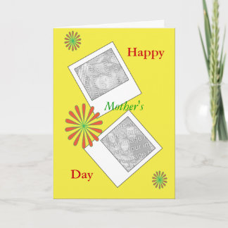 Tarjeta del Día de la Madre de las fotos y de las