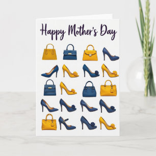 Tarjeta del Día de la Madre de Moda Chic