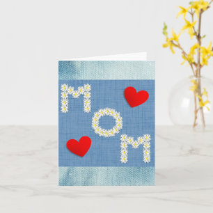 Tarjeta del día de la madre de MOM