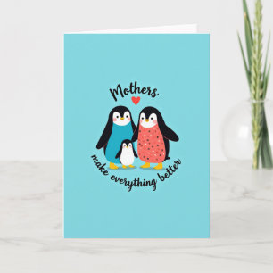 Tarjeta del Día de la Madre de pájaros amor