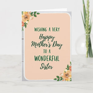 Tarjeta del Día de la Madre de Peach Sister