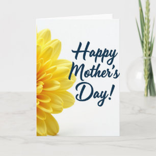 Tarjeta del Día de la Madre de Pétalos Vibrantes