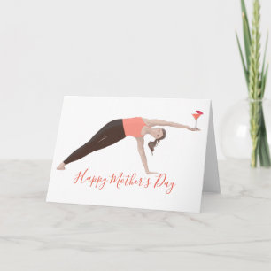 Tarjeta del Día de la Madre de Pilates