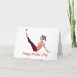 Tarjeta del Día de la Madre de Pilates