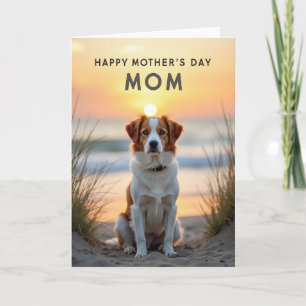 Tarjeta del Día de la Madre de Playa Soleada
