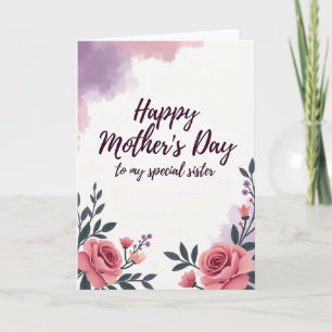 Tarjeta del Día de la Madre de Plum Sister