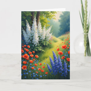 Tarjeta del Día de la Madre de Prado en Flor