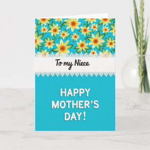 Tarjeta del Día de la Madre de primavera