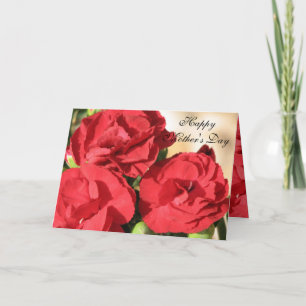 Tarjeta del Día de la Madre de Rosas Estriadas