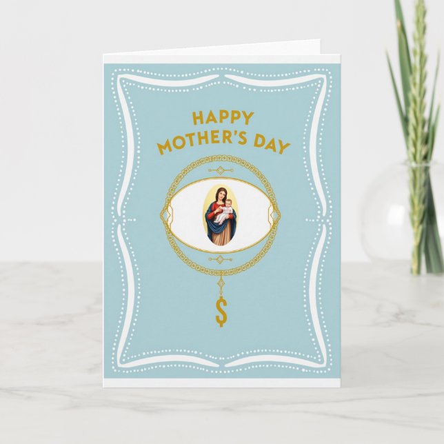 Tarjeta del Día de la Madre de Ruby (Anverso)