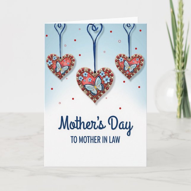 Tarjeta del Día de la Madre de Ruby Pearl (Anverso)