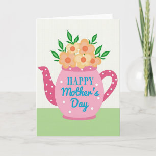 Tarjeta del Día de la Madre de Tetera Dulce