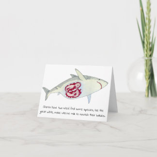 Tarjeta del Día de la Madre de Tiburón