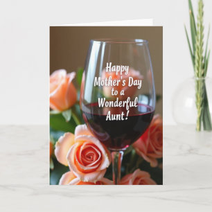 Tarjeta del Día de la Madre de Vidrio Luminoso