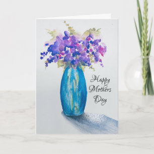 Tarjeta del Día de la Madre de Violeta