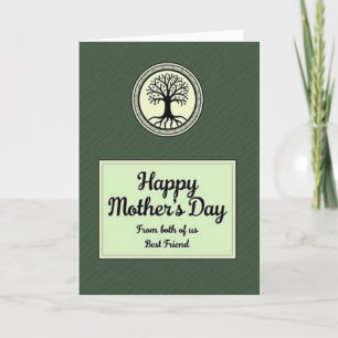 Tarjeta del Día de la Madre del Árbol Esmeralda