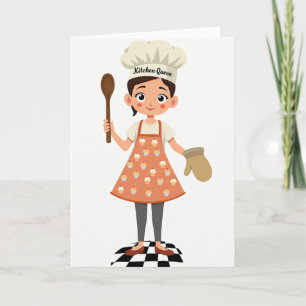 Tarjeta del Día de la Madre del Chef Alegre