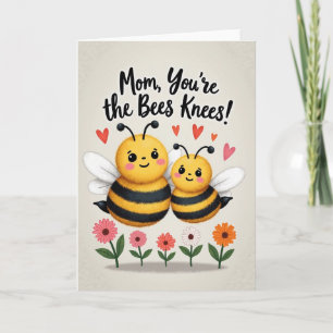 Tarjeta del Día de la Madre del Insecto Dulce