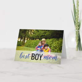 Tarjeta del día de la madre del mejor chico