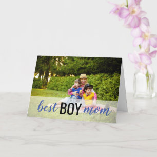 Tarjeta del día de la madre del mejor chico