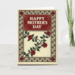 Tarjeta del Día de la Madre Devota Serenidad