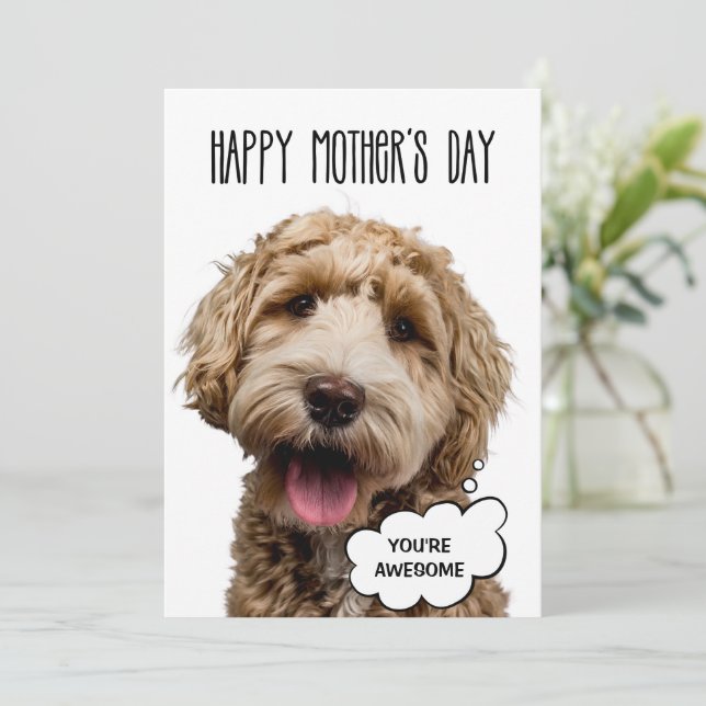 Tarjeta del día de la madre, Día de la Madre de pe (Anverso de pie)