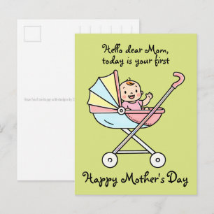 Tarjeta del Día de la Madre - Dibujos animados div