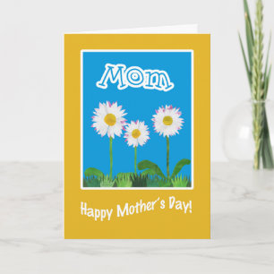 Tarjeta del Día de la Madre Divertida para mamá: D