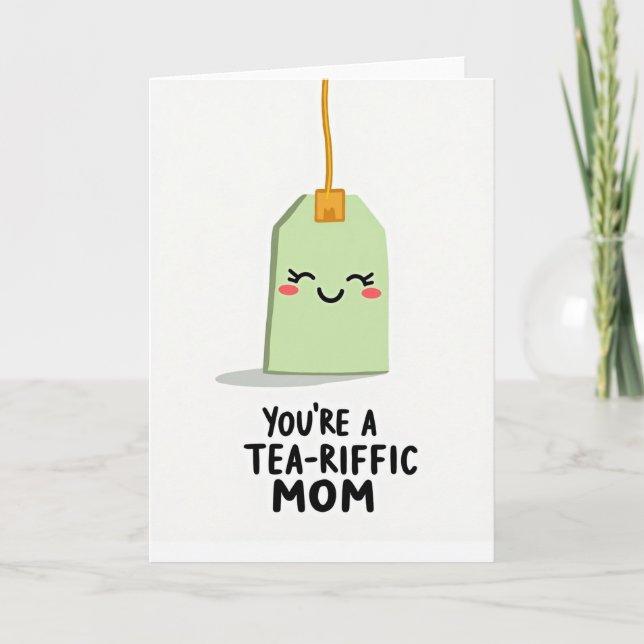 Tarjeta del Día de la Madre Dulce y Herbácea (Anverso)