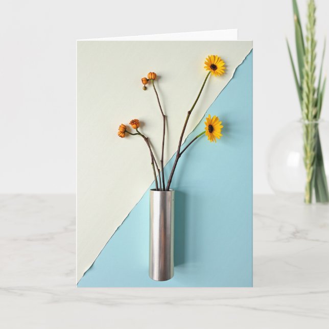 Tarjeta del Día de la Madre Elegant Stems (Anverso)