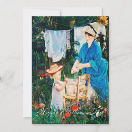 Tarjeta del día de la madre/elegante madre clásica