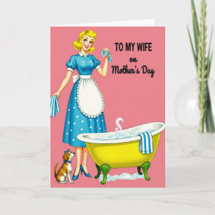 Tarjeta del Día de la Madre Esposa Amada