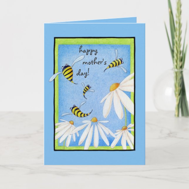 Tarjeta del Día de la Madre Feliz (Anverso)