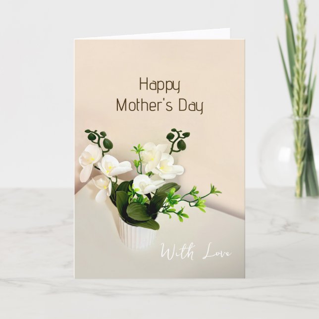 Tarjeta del Día de la Madre Feliz (Anverso)
