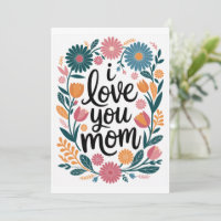 Tarjeta del Día de la Madre Feliz Día de la Madre 