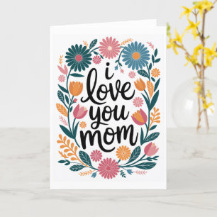 Tarjeta del Día de la Madre Feliz Día de la Madre