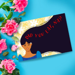 Tarjeta del Día de la Madre filipina: ¿Ya comiste,