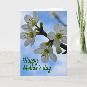 Tarjeta del Día de la Madre Flor de Azure