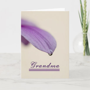Tarjeta del Día de la Madre Flor de Violeta