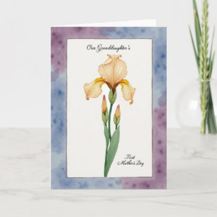 Tarjeta del Día de la Madre Floral de Albaricoque