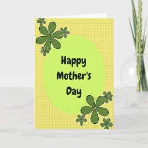 Tarjeta del Día de la Madre Floral de Lima