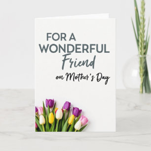 Tarjeta del Día de la Madre Floral Friend