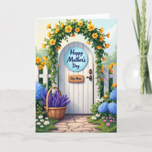 Tarjeta del Día de la Madre Floral Gate