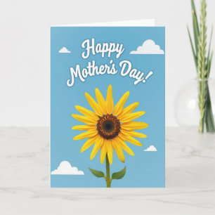Tarjeta del Día de la Madre Floral Joy